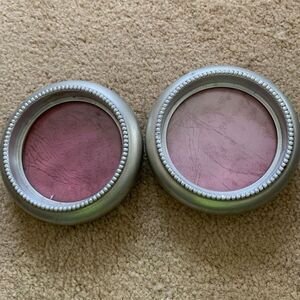 2 Delft Mid Century Aluminum Drink Coasters Crest Silver Mfg.